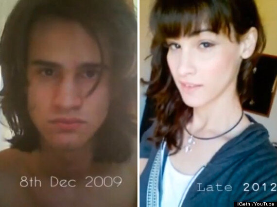 Male To Female Transformation Video